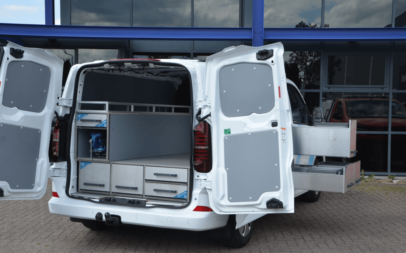 Beks ladensysteem bedrijfswageninbouw