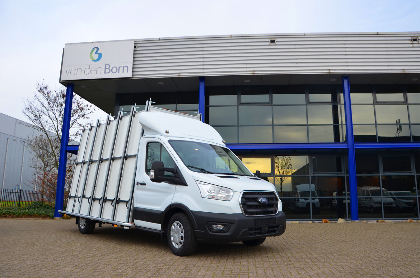 Ford transit glaswagen Van den Born