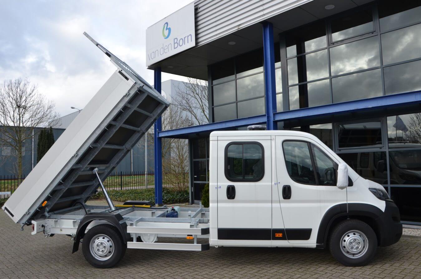 Peugeot bedrijfswagens ergo kippende laadbak boxer