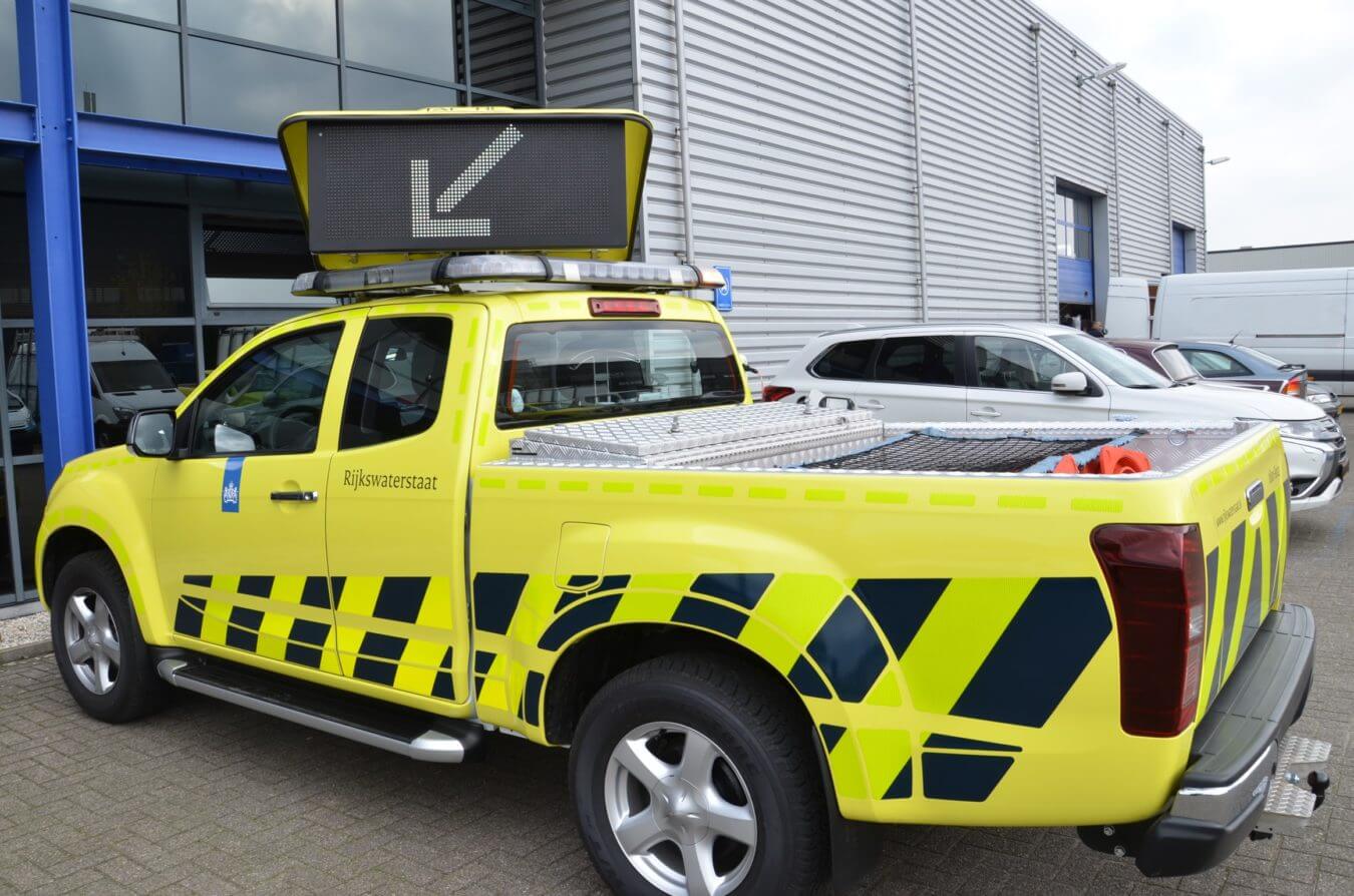 Signalering Rijkswaterstaat tactic led informatiedisplay