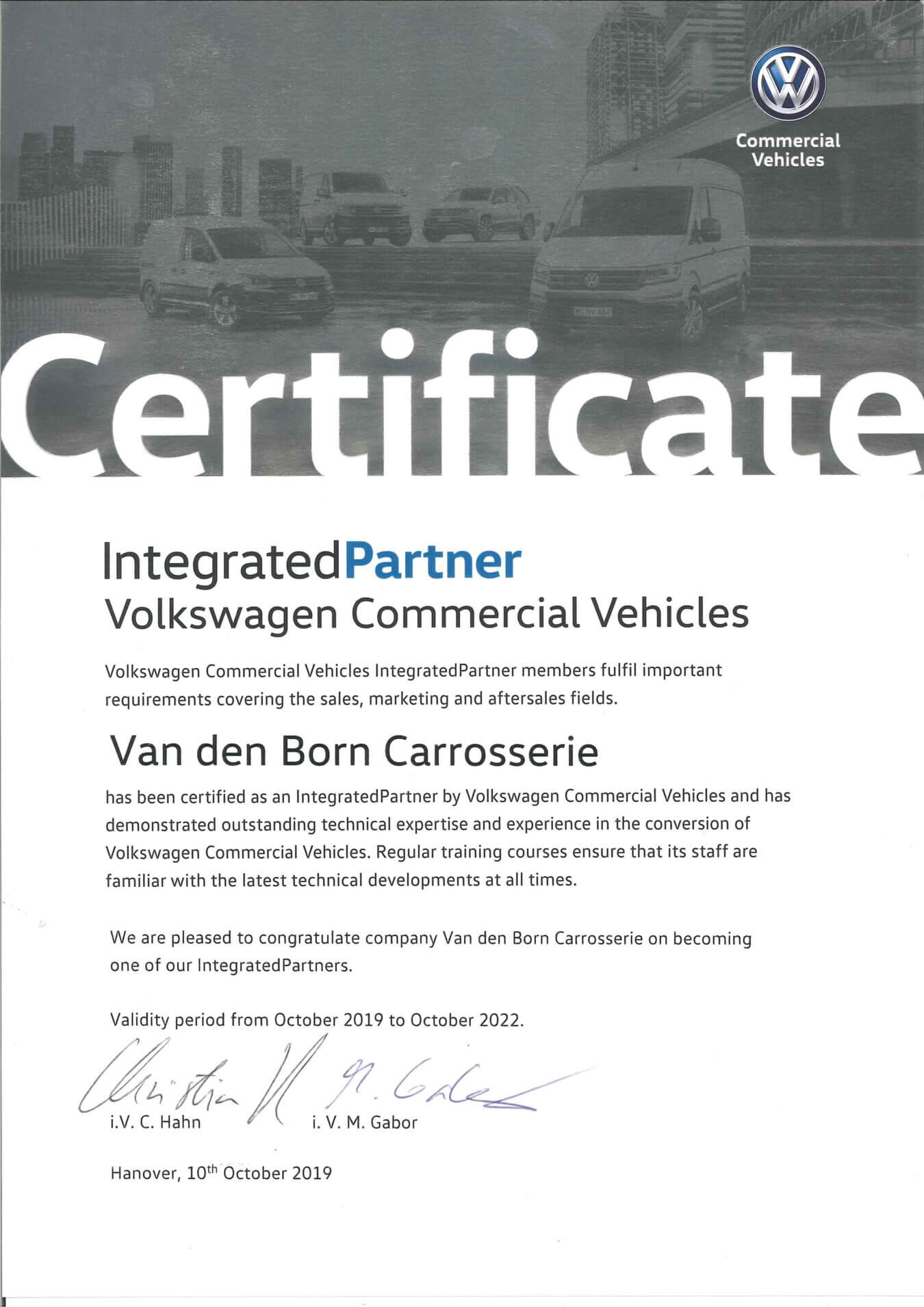 volkswagen integratedpartner